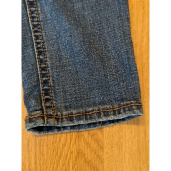 Seven 7 For All Mankind Jeans Womens Size 10 Denim Tapered Blue Mid Rise - Picture 4 of 15